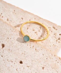 A Simple And Elegant Blue Moonstone Ring