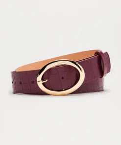 Elevated Mindset Belt - Burgundy