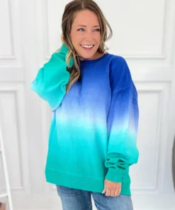 Ombre Cozy Cord Sweatshirt