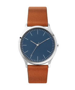 Men's Watch with Stainless Steel Mesh or Leather Band, Minimalist Watch