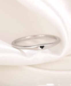 Heart Decor Cuff Ring